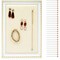 Hanging Jewelry Display Board with 40 Pins (9.8 x 13.75 x 0.75 In)